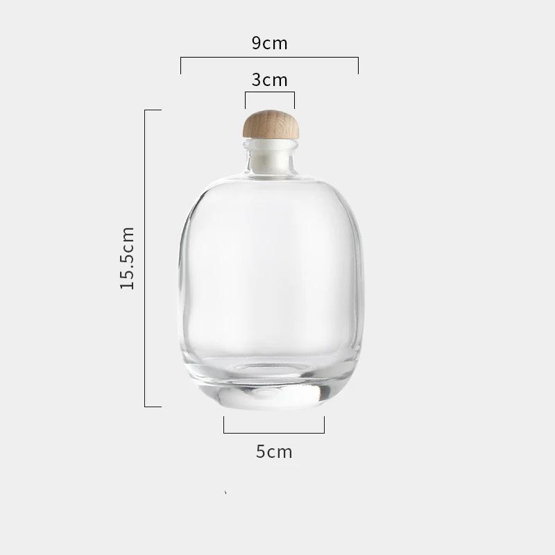 Wine Bottle Glass Empty Bottle Sparkling Wine Glass Bottle Sealed Jar Wine Homemade Green Plum Divide Bottles