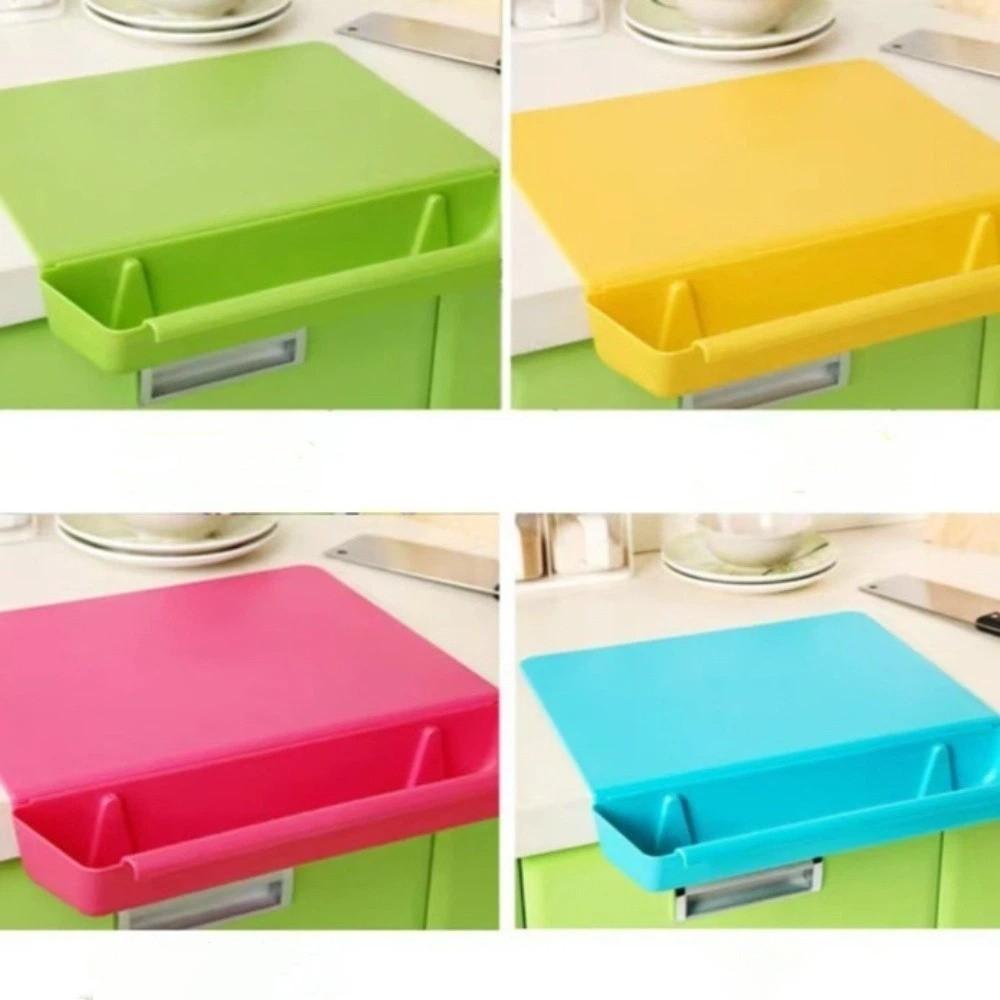 2-in-1 Vegetable Cutting Board Thicken Plastic Food Container Food Preparation