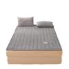 Thick Plush Winter Bed Pad - Solid Color, Warm Milk Velvet Mattress for Dormitory or Bedroom