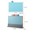 Wutuo 4-Piece Wheat Straw Sorting Cutting Board Set