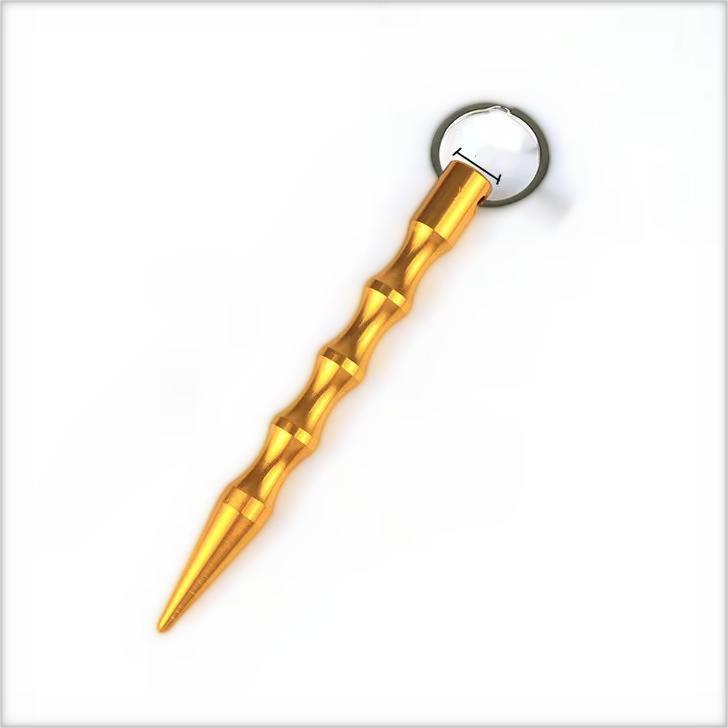 Women's Self-Defense Tactical Pen: Portable, Pen-Shaped Keychain Tool with Window Breaker for Outdoor Safety.