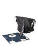 Marimekko Carry All Solid Shoulder Bag & Unikko Mini Towel Set (Women's, Size 52152259900088, Black X Dark Blue)