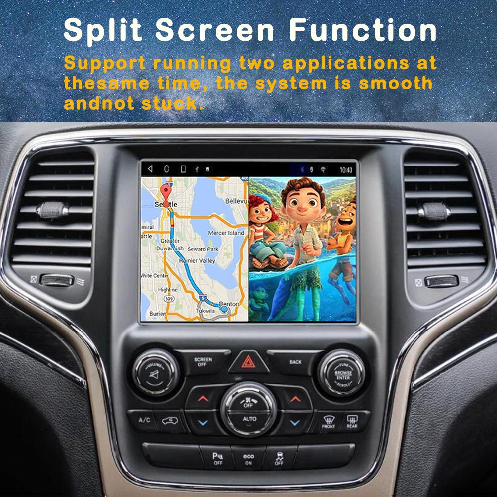 Car Radio Multimedia For Jeep Grand Cherokee 2014-2017 8.4 inch Car Stereo Radio Carplay Android Auto GPS Navigation 4G BT SWC