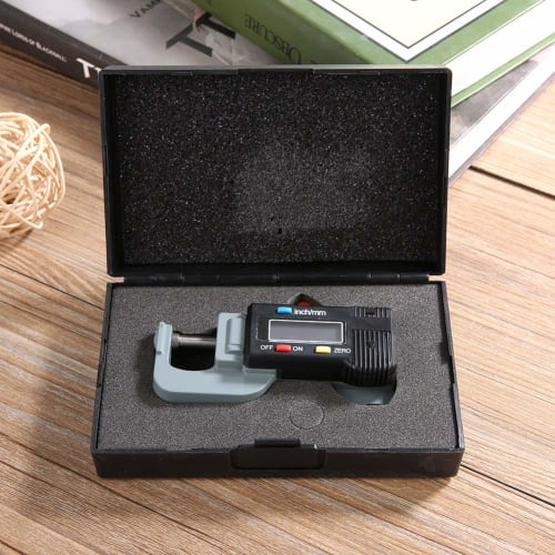 Micrometer, Digital Tape Measure, Digital Micrometer, Metal Level Professional Inch/Metric Measuring Tool with 0.01mm Resolution, Dial Gauge, Digital