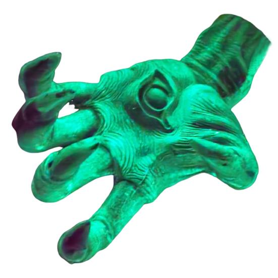 Halloween Devil Hand Figurine Home Office Wall Mount Demon Claw Statue Creepy