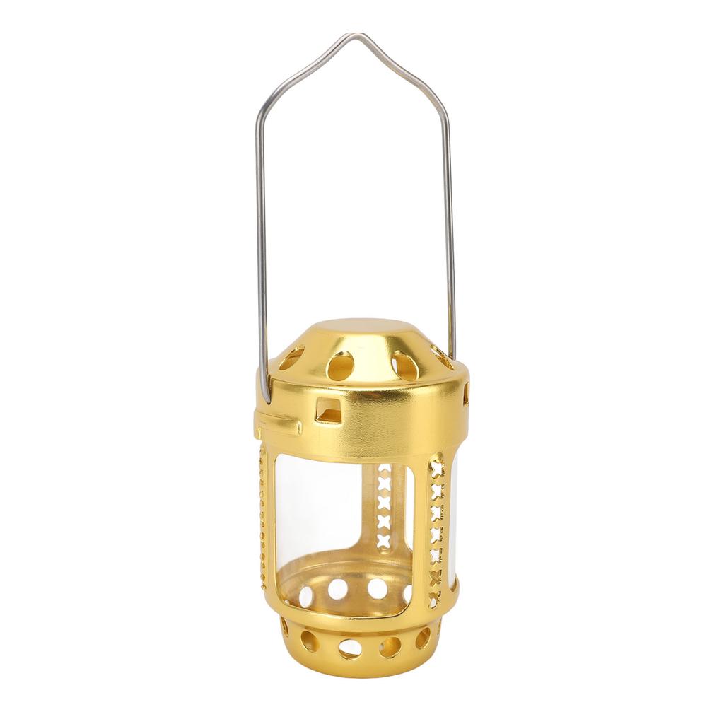 Tealight Candle Lantern Vintage Portable Metal Lantern Tealight Candle Holder for Camping Outdoor