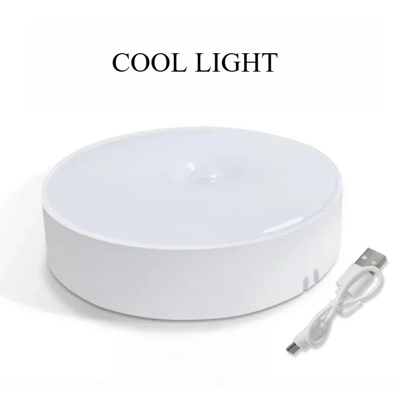 LED Noční světlo se senzorem pohybu Dobíjecí noční lampička USB Pro kuchyňskou skříň Šatní skříň Schodiště Bezdrátové LED Světlo do skříně