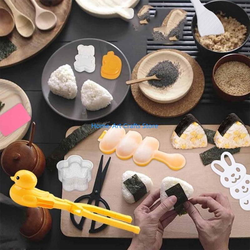 Y3NA Großer Entenförmiger Reisbällchen-Maker Praktische Enten-Reisformen Sushi-Formen Clip