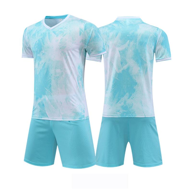 Football Jersey Kids Men Professional Quick-Drying T-Shirt for Sport Trainning Uniforms 100% Polyester Football Suits
