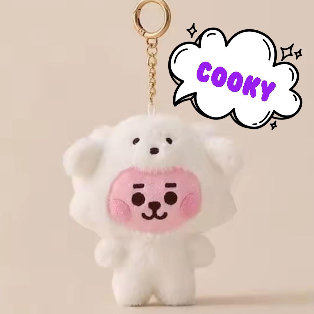 

[USED] BT21 COOKY Baby Plush Keyring FLUFFY Cookie