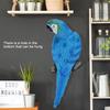 Harz Lebensechtes Vogel Ornament Figur Papagei Modell Spielzeug Gartenskulptur Wanddeko Blau Richtig?