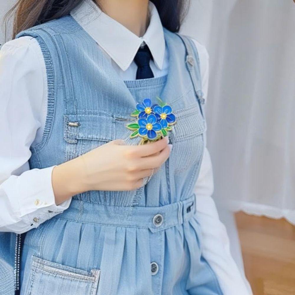 Creative Accessories Flower Language Series Badge Peony Pin Buckle Personalized Brooch  for Women
