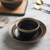 Japanese Style Coarse Pottery Retro Bowl