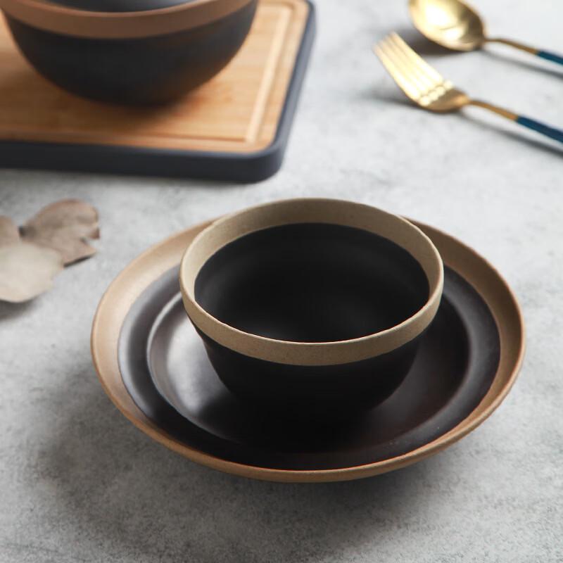 Japanese Style Coarse Pottery Retro Bowl