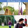 High Quality 0.6M Heavy Duty Nylon Sling Metal Hook Sturdy Hammock Suspension Rope Connecting Tie Rope Outdoor Hammocks