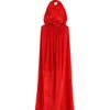 Christmas Poncho Adult Kids Hooded Poncho Short Fleece Role Play Poncho