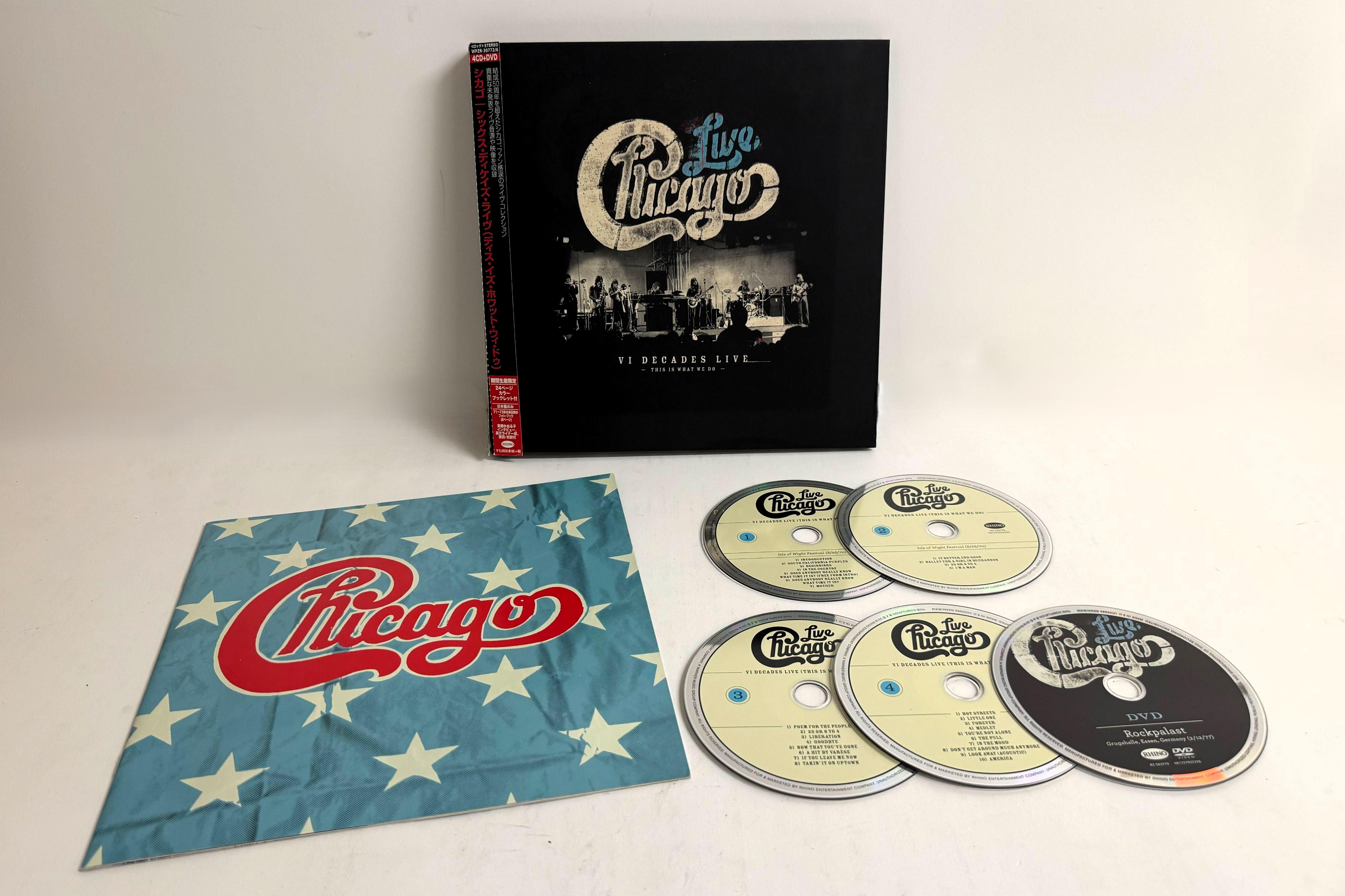 

CD CHICAGO Live Vi Decades Live This Is What WPZR307726 RHINO 2019 Japan Obi Rock Used