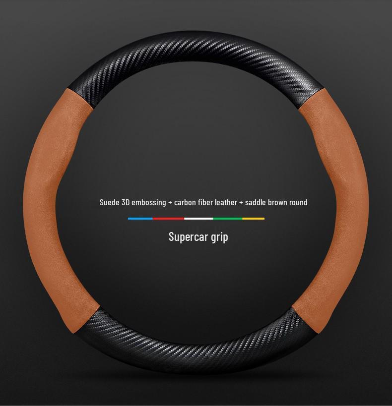 Nissan Qashqai Lenkradabdeckung: Universelles Wildleder-Karbonfaser für Modelle 2008-2023, Ganzjahres