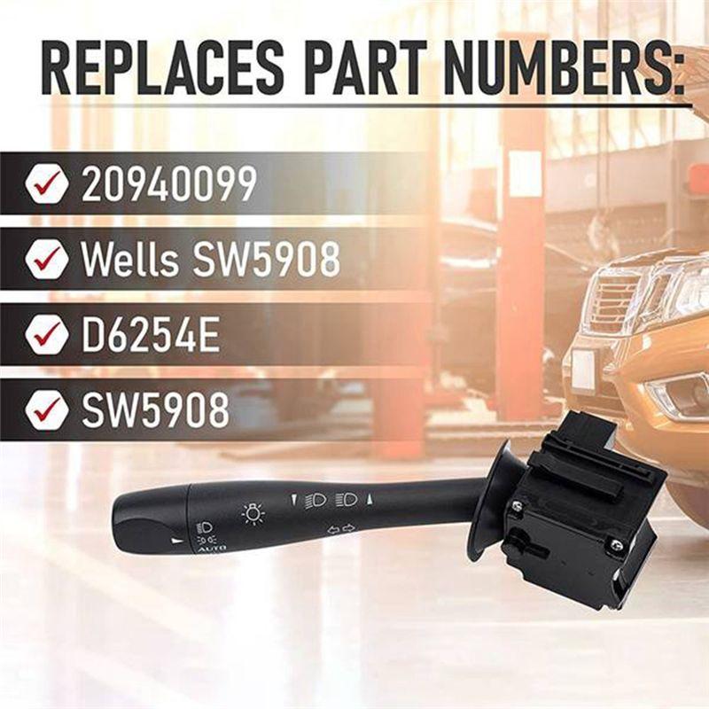 Powerful Car Turn Signal Switch 20940099 For Chevy, Pontiac, Saturn & - Equinox, HHR, Cobalt, G5, Sky