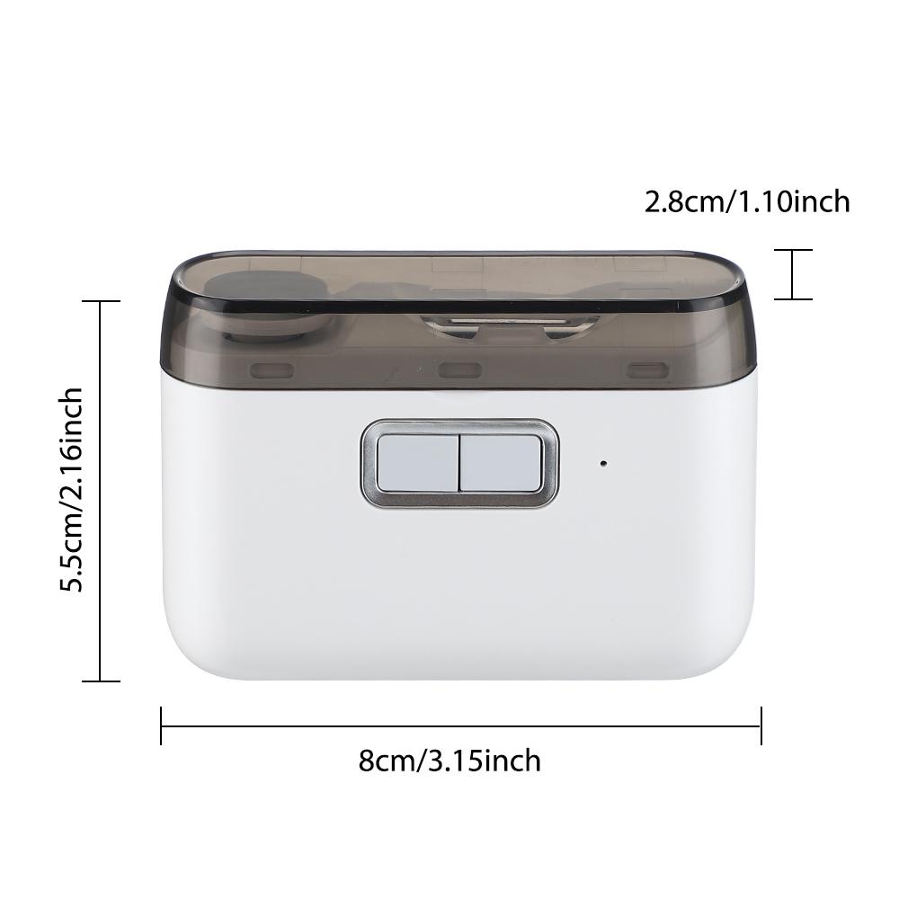 2in1 Elektrische Automatische Nagel Clipper Pro Polieren USB Aufladbare Nagel Trimmer Nagel Cutter Spitzer Beleuchtung Für Baby Erwachsene