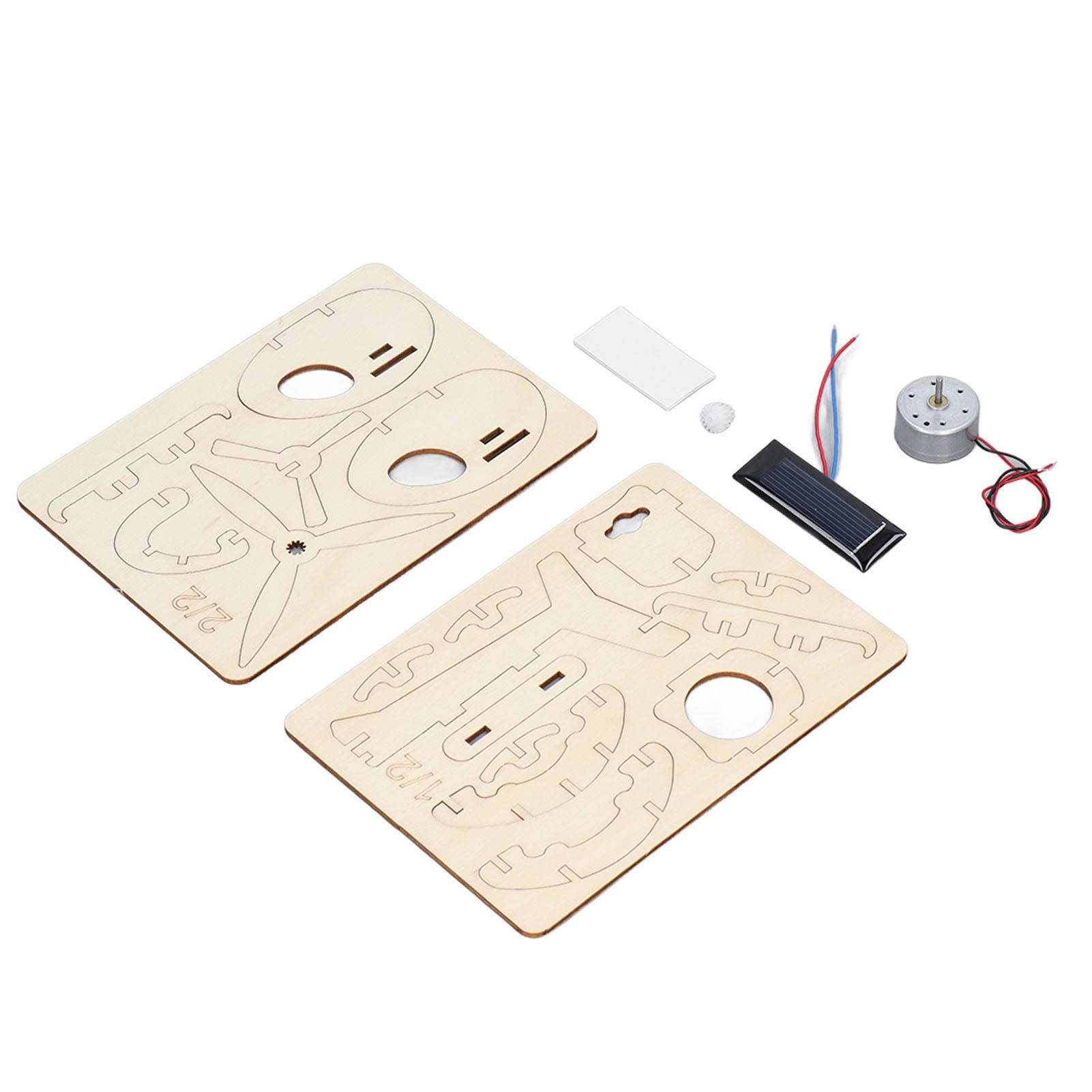 Wooden STEM Model Airplane 3D Puzzles DIY Wood Craft Assembly Project Kit Kids Gift Toys composite wood