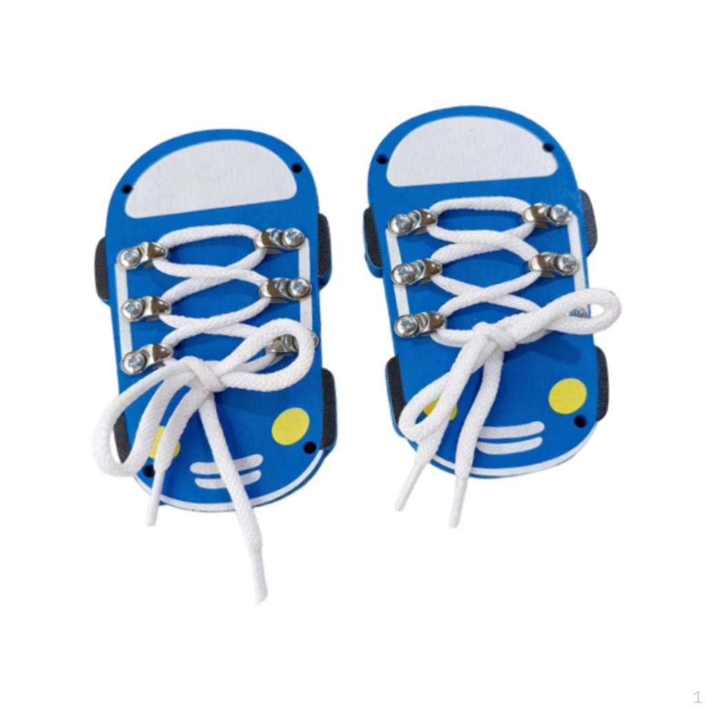 Busy Board Accessories Shoe Tie Practice Activity Developing Training Learn to Shoes Threading