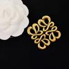 Grote Versie van Retro Broche, Trendy Glanzende Broche, Veelzijdig voor Kleding, Tassen, Accessoires, Kraagspeld
