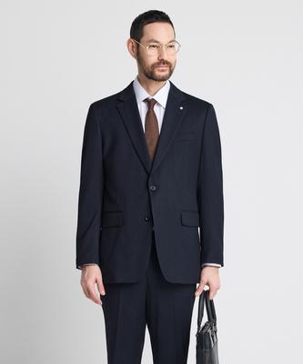 Giacca da abito essenziale Stco Tech-Poly elasticizzata in quattro direzioni Blu Navy (Vestibilità Classica)_Ssjuz52Csn
