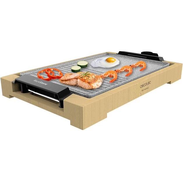 Электрогриль Cecotec Tasty & Grill 2000 Bamboo MixStone (03091)