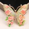 Crystal Rhinestones Butterfly Brooch Fashionable Evening Wear Lapel Pin Clothing Accessories Social Event Jewelry