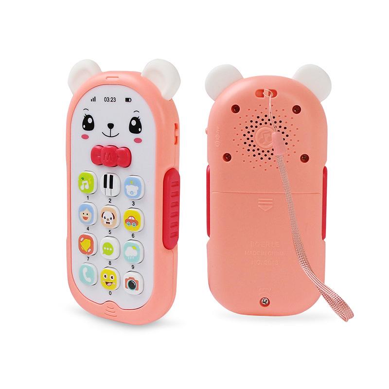 Cross-border Little Chick & Bear Music Phone Toy for Infant Early Learning