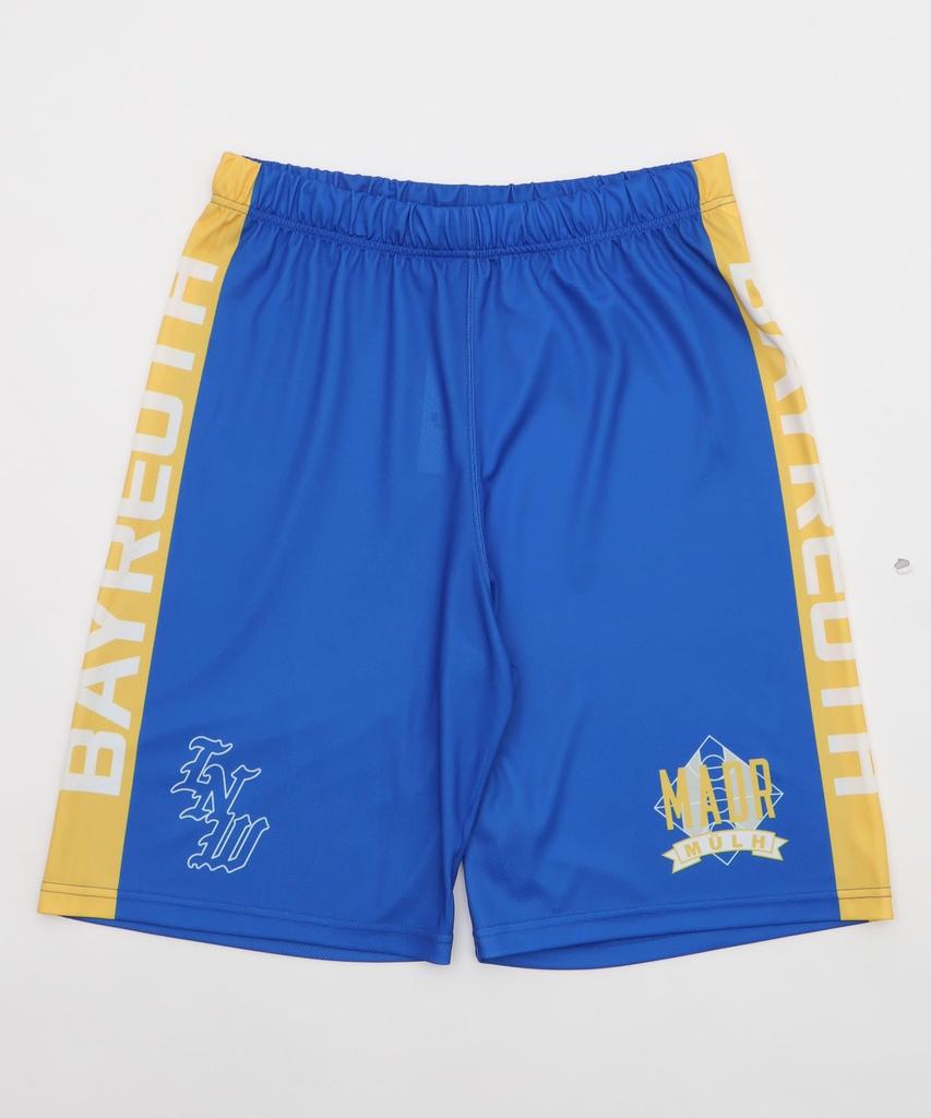 WEGO Mesh Line Graphic Half Streetwear Summer Size Blue Men's Shorts, Pants, Shorts, Clothes, L,