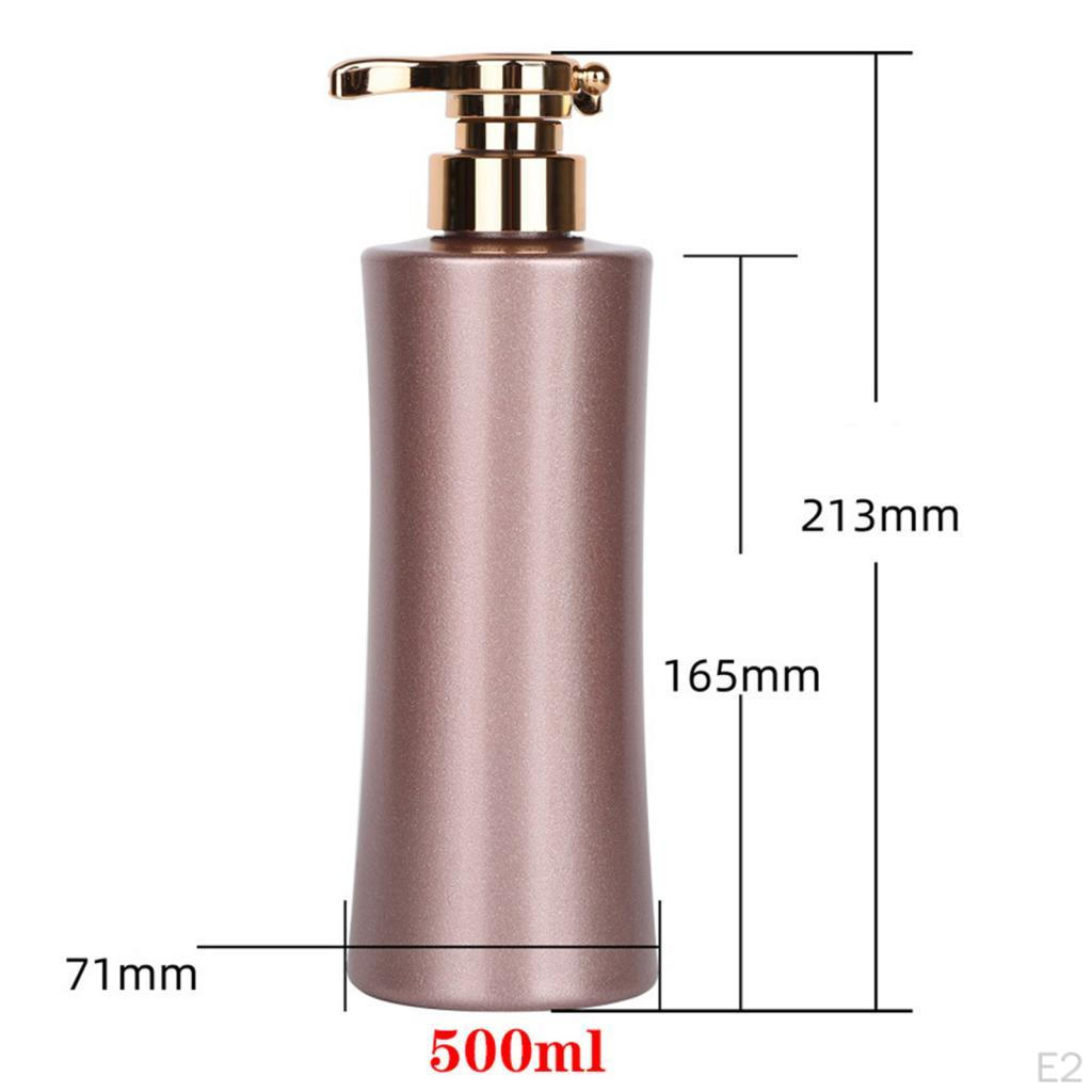 500ml Hand Pump Soap Dispenser for Shower Gel On Countertop