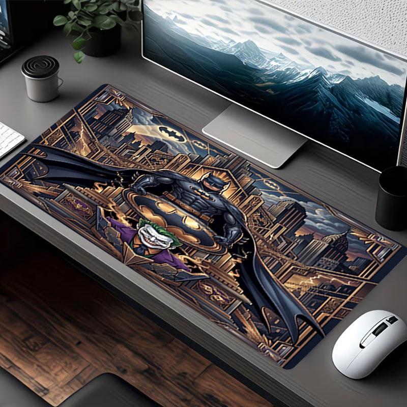 Batman Print Mouse Pad, for Keyboard Pad Laptop PC Mat for Office Home Use, Desk Decor, Perfect Birthday Gift for Gamers