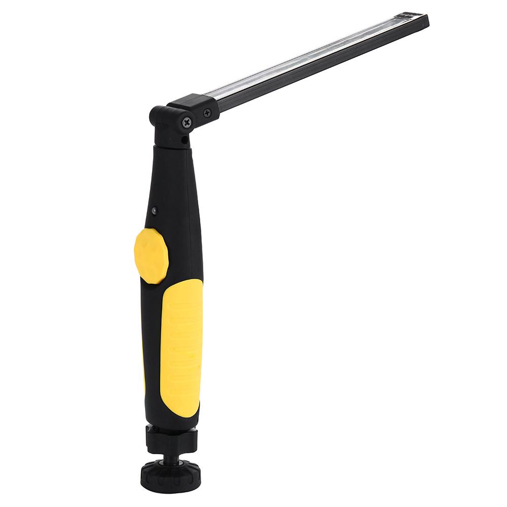 

Складной фонарь рабочего освещения COB с USB-зарядкой, встроенный литиевый аккумулятор, прожектор, безэлектродная лампа с затемнением жёлтый