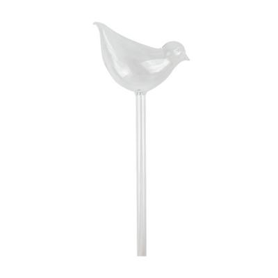 Glass Self Watering Bulb Cute Bird Butterfly Automatic Watering Globes Planter Insert Plant Watering Device for Houseplants Vacation Watering