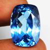 24.45 Ct Flawless Natural Teal Sapphire Cushion Rare Loose Gemstone