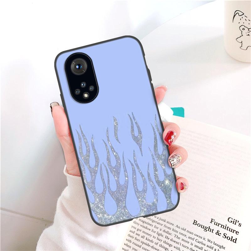 P30 Lite Case for Honor 9S Cover Silicone Funda Honor 9C 9A 10i 8A 10 50 Cases for Huawei P 30 Pro P40 P20 Love Heart Black Capa