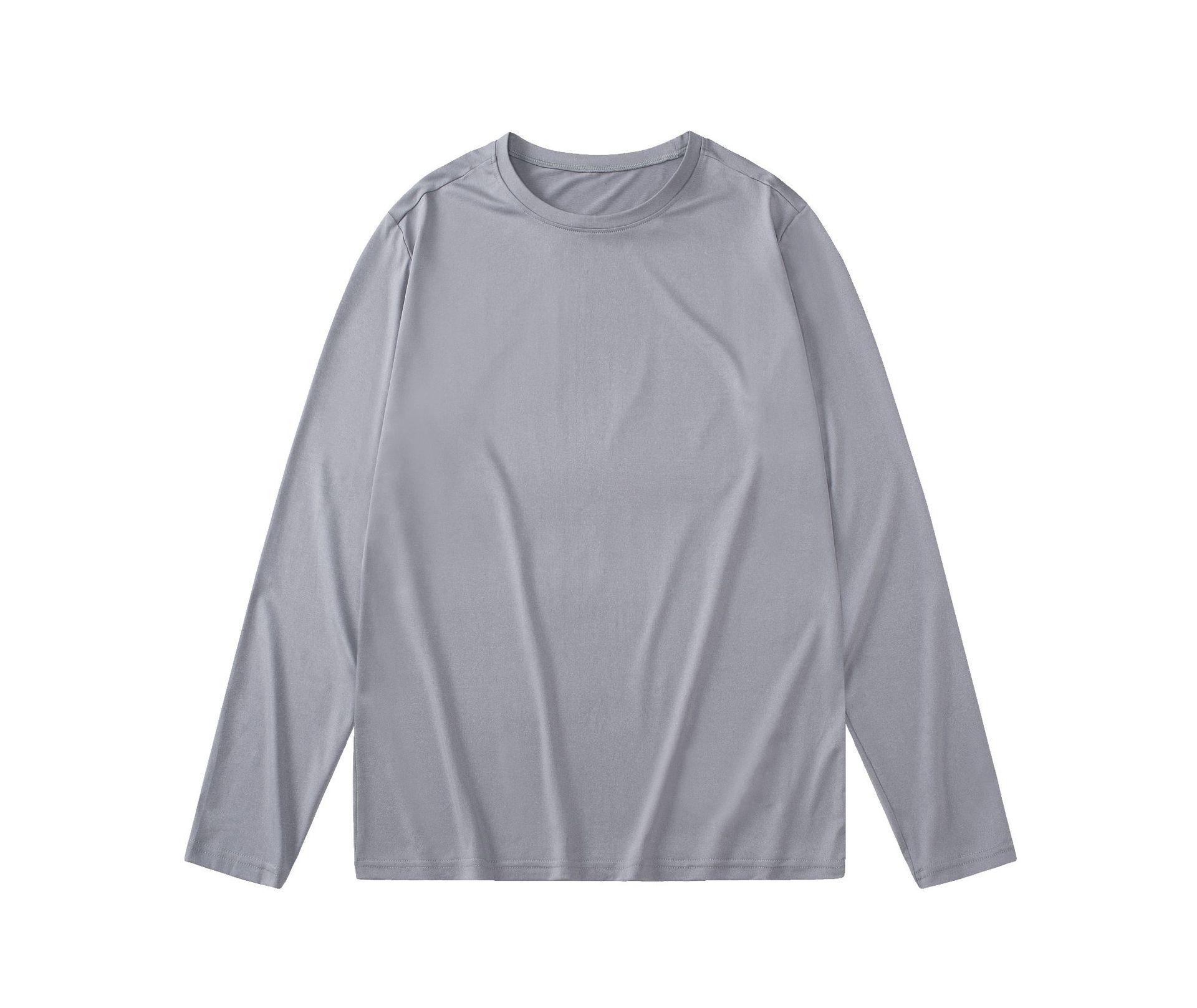 

Мужская быстросохнущая баскетбольная тренировочная рубашка с длинным рукавом Women s L светло-серый