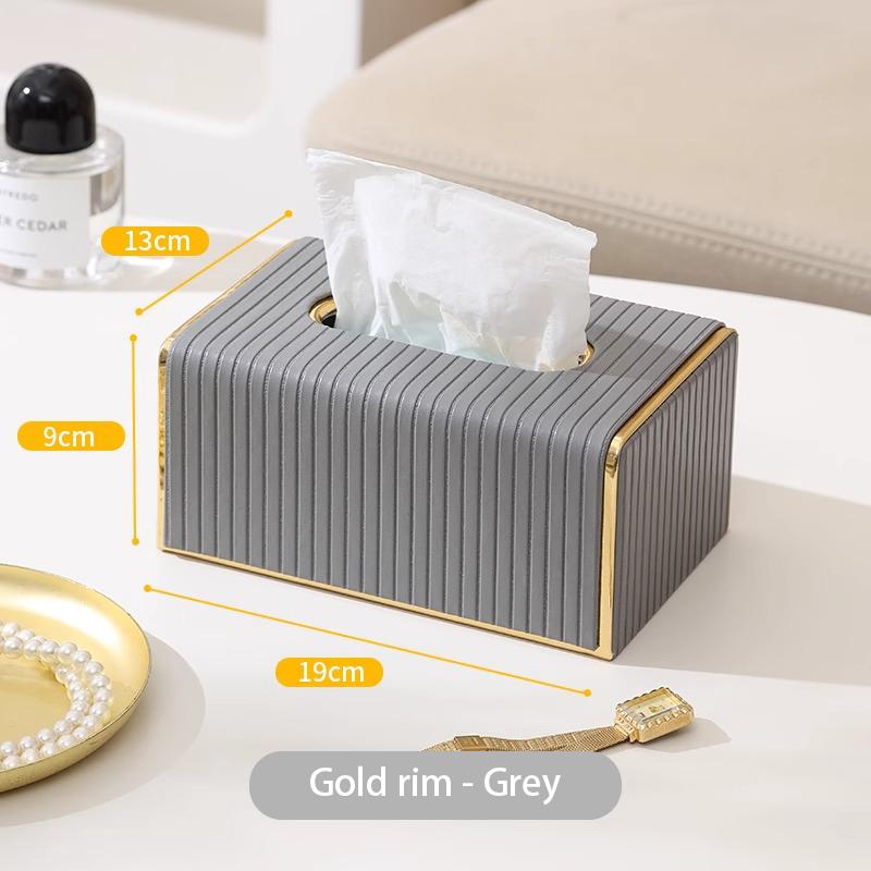 Decorative Tissue Boxhigh Appearance Level Light Luxury Leather Tissue Box Used In Els Living Rooms Office Princess Room
