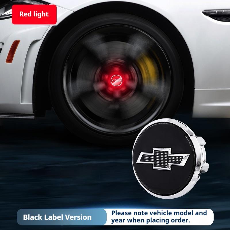 4 PCS ABS+LED 60mm Badge Car Wheel Center Caps Auto Parts for Chevrolet Cruze Captiva Lacetti Spark Aveo Orlando Camaro