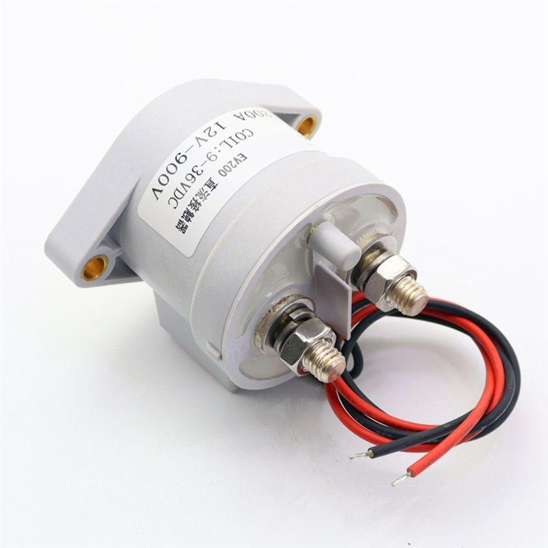 Portable EV200A Vacuum High Voltage DC 12V Contactor 24V Automotive Relay Universal