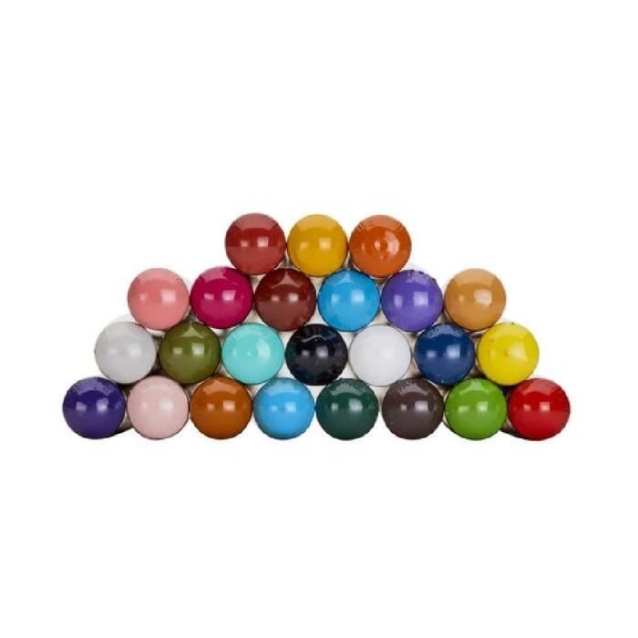 Crayons de couleur - Derwent - Chromaflow - Boîte de 24 - Qualité professionnelle - Mine tendre