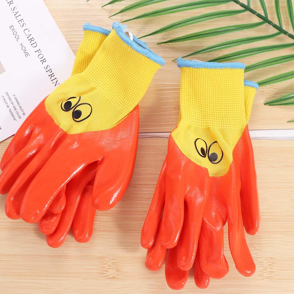 Anti Bite Cut Gardening Gloves Latex Children Protective Gloves Durable Kids Garden Glove Planting