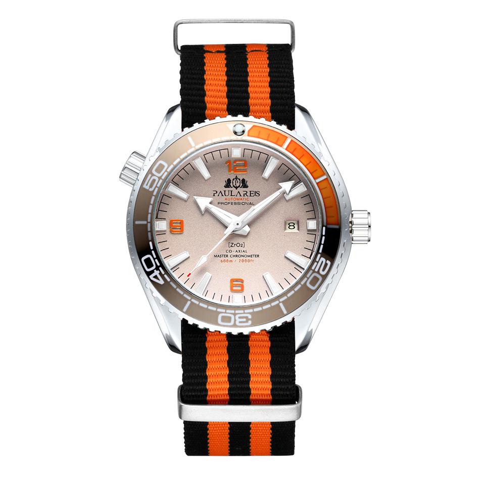Paulareis Fully Automatic Mechanical Luminous Classic Canvas Strap Men's Watch