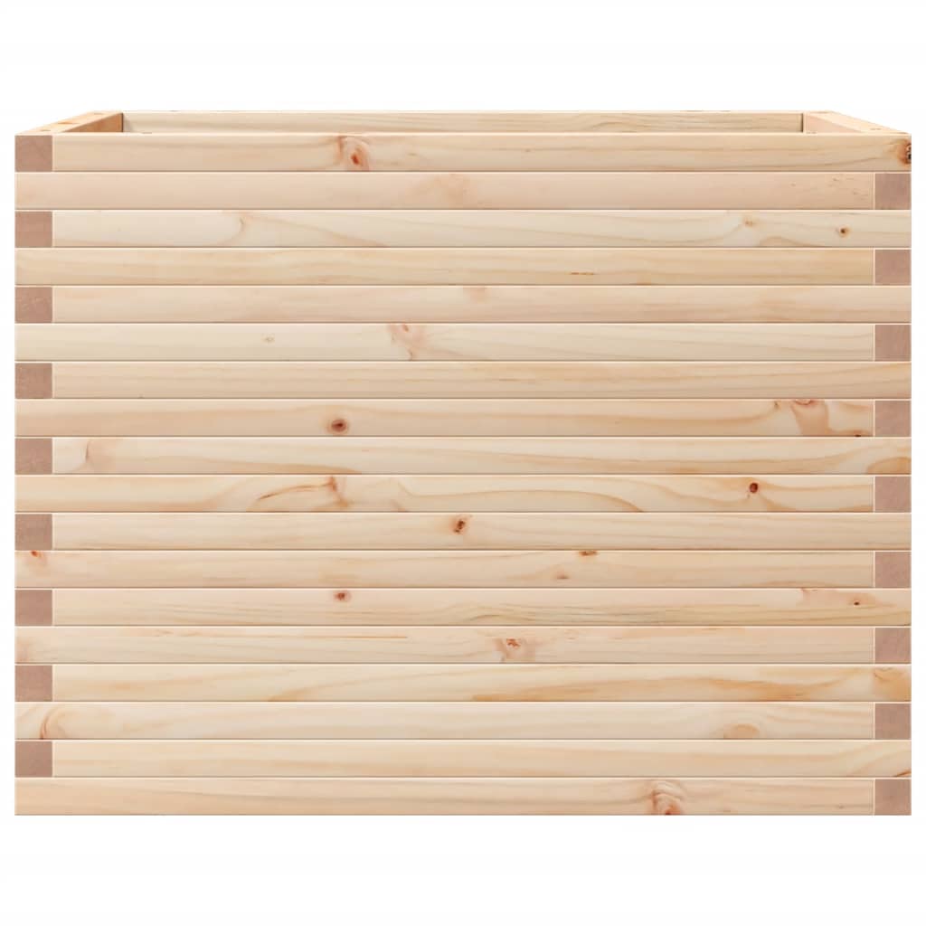 Vidaxl Garden Planter, 90X60X68.5 Cm, Solid Pine Wood