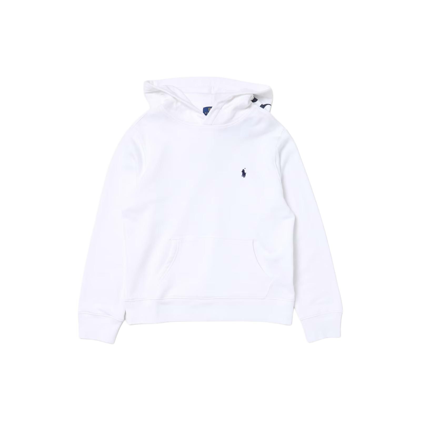

Худи Polo Ralph Lauren с вышивкой логотипа спереди, с длинными рукавами, детские худи, белое 323934244-002 XL