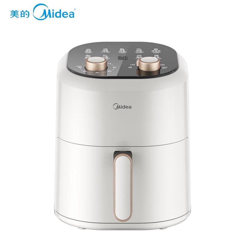Midea 4.5L Air Fryer with Dual Knob Control CN plug (adapter included)
