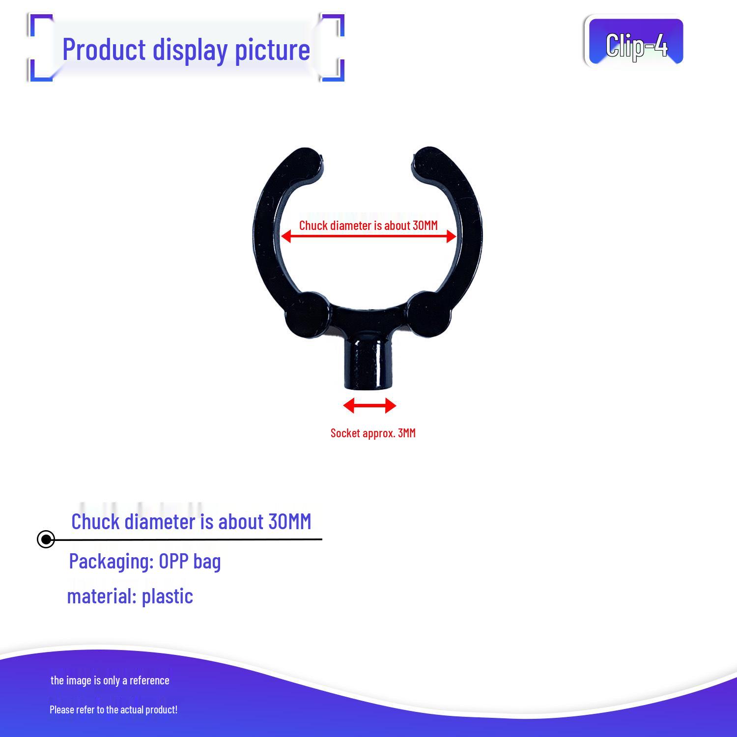 Adjustable Model Figure Stand with Multiple Clamps and Screws