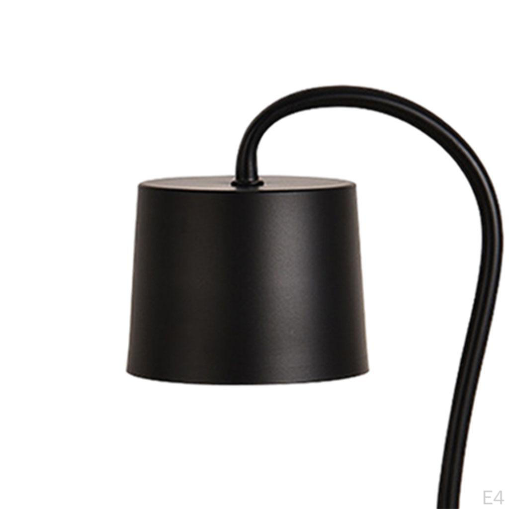 Wax Melt Candle Warmer Metal Lamp Desktop Melting Lights Adjustable white